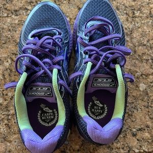 Brooks GTS 16 Women's Running Shoes 1202031D506 Purple/Green Size 8.5 Wide